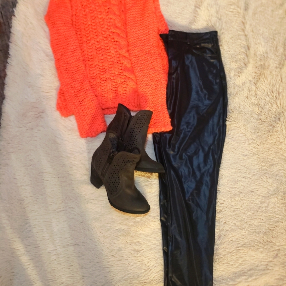 Free people oversized cable knit sweater